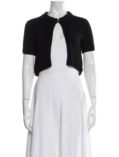 Pre-owned Max Mara Cashmere Crew Neck Sweater In White
