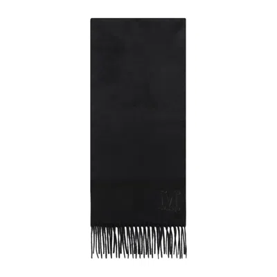 Max Mara Cashmere Dalia Scarf In Black