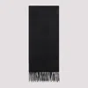 Max Mara Monogram Cashmere Scarf In Black