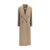Max Mara Armonia Coat With Notched Lapels In Multi