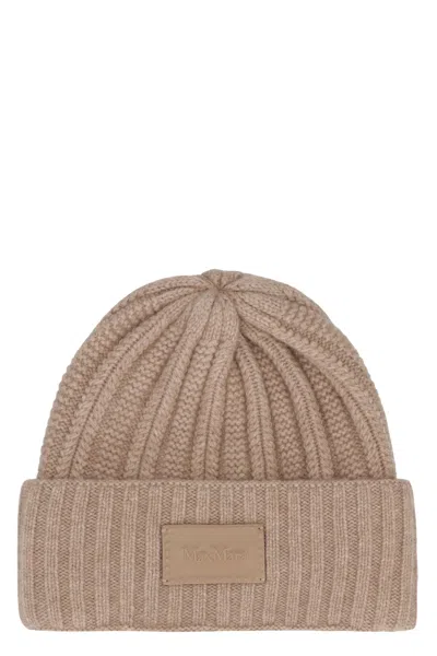 Max Mara Cashmere Earphone At English Cost In Neutral