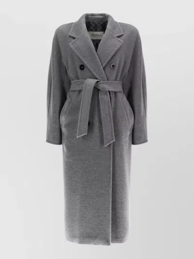 Max Mara Cashmere Fitted Jacket In Gray
