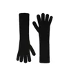 Max Mara Cashmere Gloves In Black
