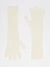 Max Mara Cashmere Gloves In White