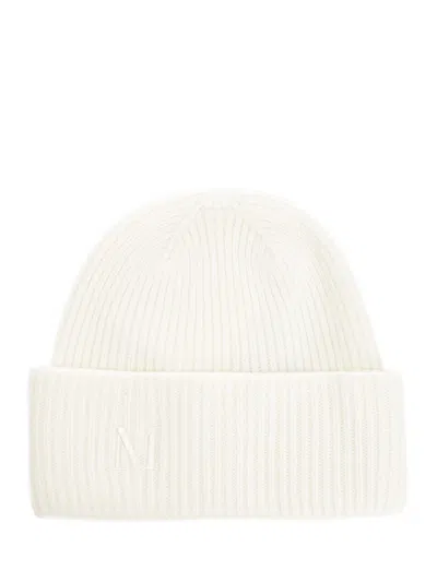 Max Mara Cashmere Hat Hats White In Multi