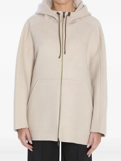 MAX MARA CASHMERE HOODED COAT