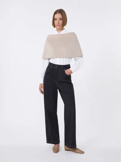 Max Mara Cashmere Infinity Scarf In Sand