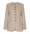 Max Mara Mxmfalla Cashmere Jacket In Beige