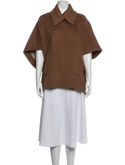 Pre-owned Max Mara Cashmere Jacket In Brown