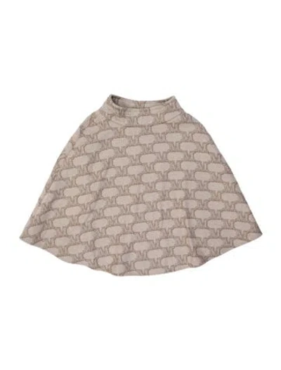 Pre-owned Max Mara Cashmere Knee-length Skirt In Neutral
