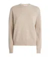 Max Mara Cashmere Knit Sweater In Neutral
