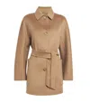 Max Mara Cashmere Lembi Short Coat In Brown