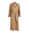 Max Mara Cashmere Dressing Gown Coat Coats Beige In Beige