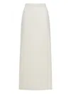 Max Mara Off-white Clavier Maxi Skirt In White