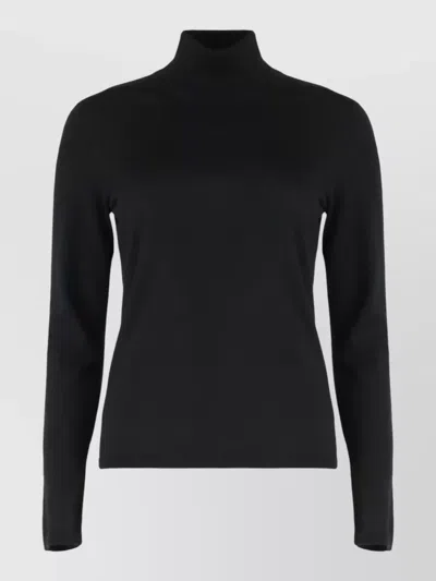 Max Mara Cashmere Meana High Collar Dolce Vita In Black