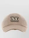 Max Mara Casquette De Baseball En Drap De Cachemire In Brown