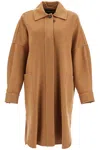 Max Mara Baruffa Oversized Cashmere Coat In Brown