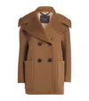 Max Mara Mario Double Breasted Cashmere Coat In Neutral