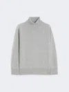 Max Mara Cashmere Polo-neck Sweater In Gray