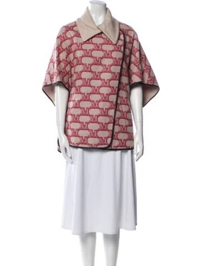 Pre-owned Max Mara Cashmere Printed Jacket W/ Tags In Multi