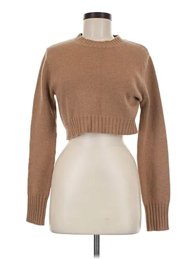 Pre-owned Max Mara Cashmere Pullover Sweater In Tan