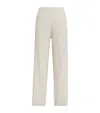 Max Mara White Cashmere Jardin Pants In White