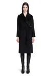 Max Mara Cashmere Robe Coat In Black