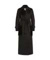 Max Mara Cashmere Robe Coat In Black