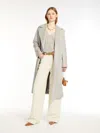 Max Mara Cashmere Robe Coat In Pearl Grey