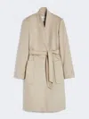 Max Mara Cashmere Robe Coat In Neutral