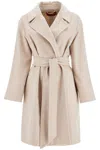 MAX MARA CASHMERE ROBE COAT WITH WRAPAROUND