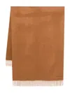 Max Mara Cashmere Scarf In Brown