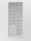 Max Mara Jacquard-monogram Cashmere Scarf