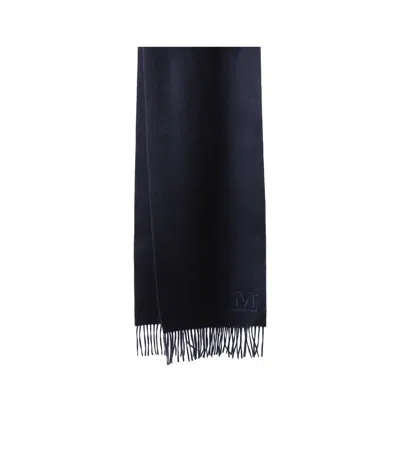 Max Mara Cashmere Scarf In Black
