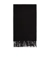 Max Mara Wsdalia Cashmere Scarf In Black
