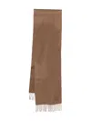 Max Mara Rectangular Scarf In Brown