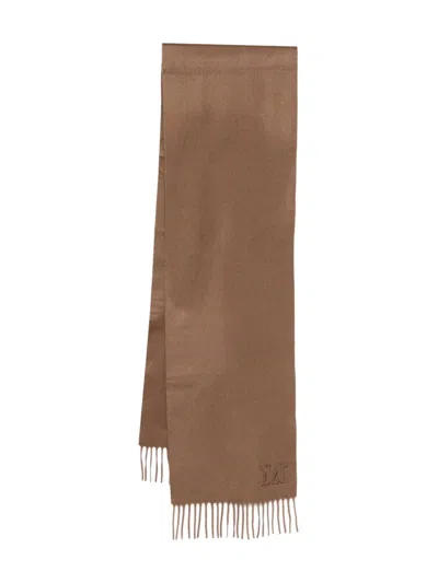 Max Mara Rectangular Scarf In Brown