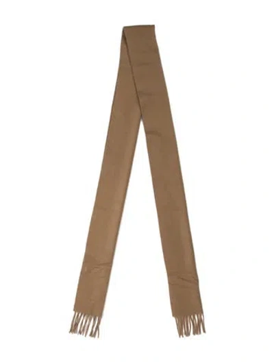 Pre-owned Max Mara Cashmere Scarf In Brown