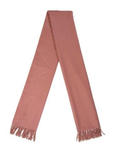 Pre-owned Max Mara Cashmere Scarf In Pink