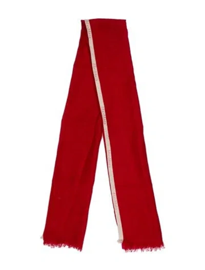 Pre-owned Max Mara Cashmere Scarf In Red