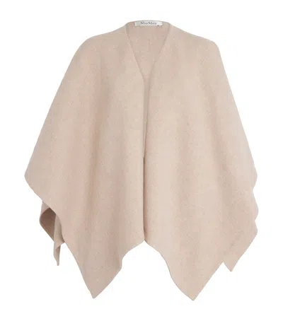 Max Mara Cashmere Scarf In Sand