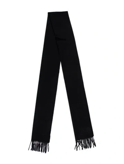 Pre-owned Max Mara Cashmere Scarf W/ Tags In Blue