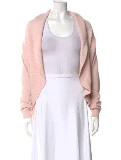 Pre-owned Max Mara Cashmere Scoop Neck Sweater W/ Tags In Pink