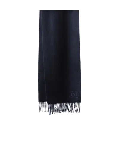 Max Mara Cashmere Shawl In Black