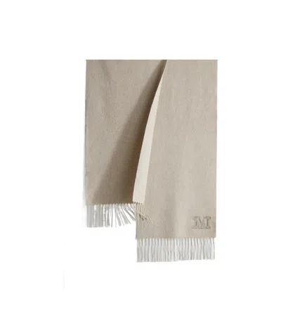 Max Mara Cashmere Shawl In Nude