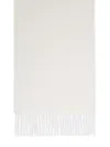 Max Mara Cashmere Stola With Subtle Sheen In White