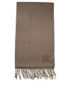 MAX MARA MAX MARA CASHMERE STOLE WITH EMBROIDERY