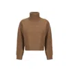 Max Mara Studio Cashmere Sweater In Brown