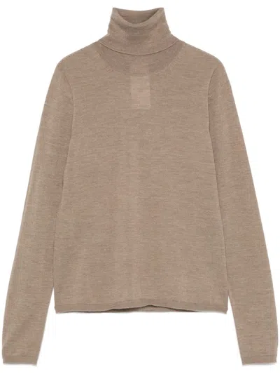 Max Mara Cashmere Sweater In Neutrals