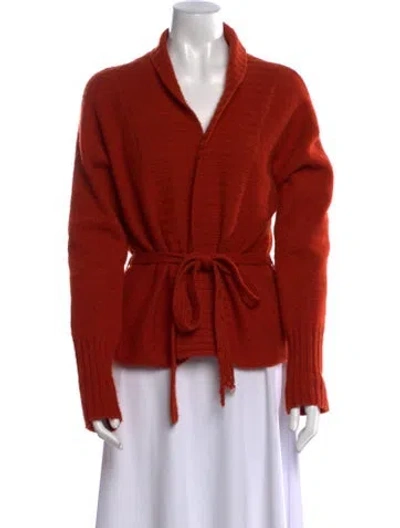 Pre-owned Max Mara Cashmere Sweater In Orange